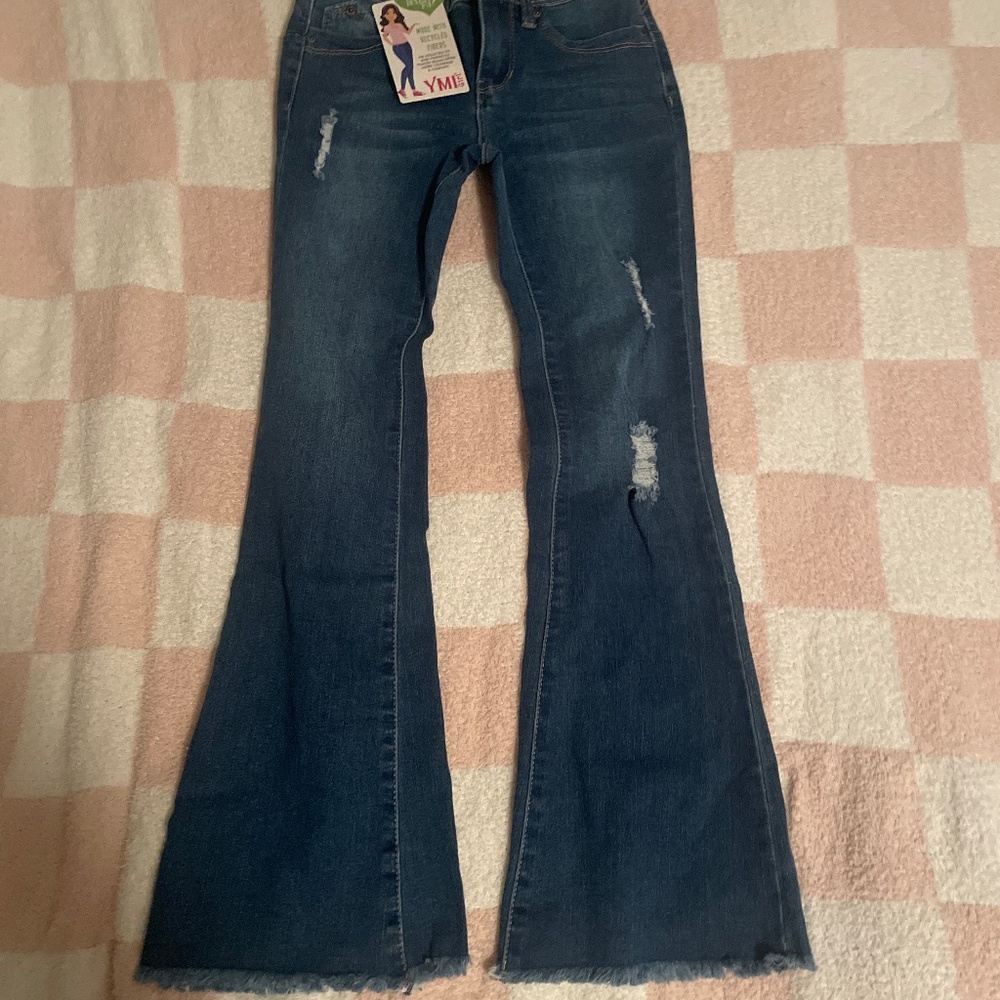 YMI girls flared jeans